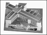 Многопрофильный технический лицей №1501. 3d макет здания